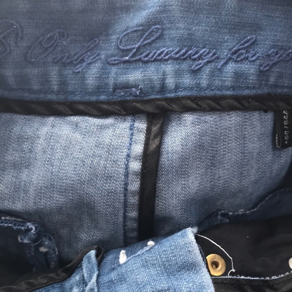 Only Luxury for you pleated mid rise denim shorts 27 - Picture 7 of 12